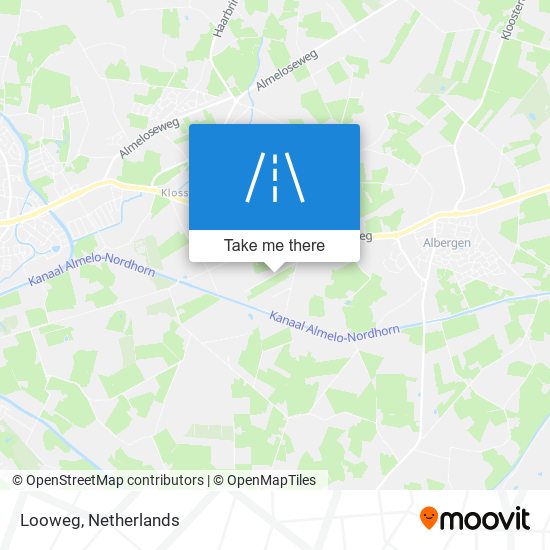 Looweg map