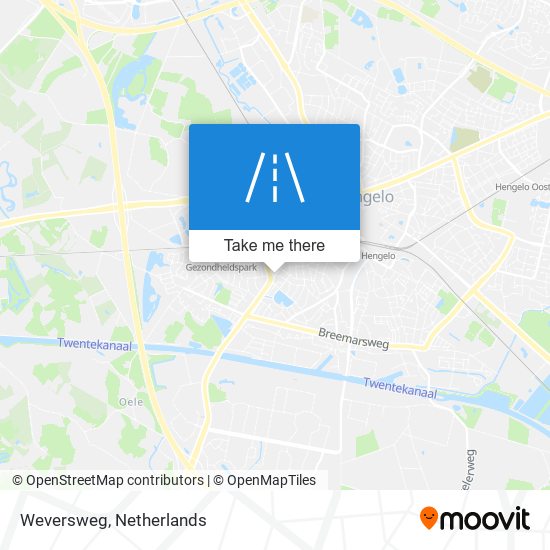 Weversweg Karte