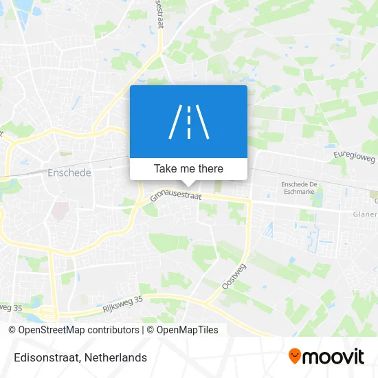 Edisonstraat Karte