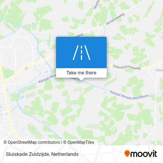Sluiskade Zuidzijde map