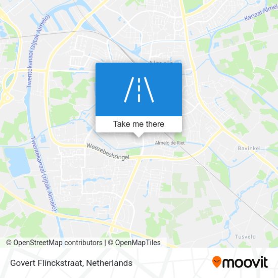 Govert Flinckstraat map