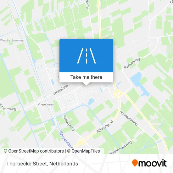 Thorbeckestraat map