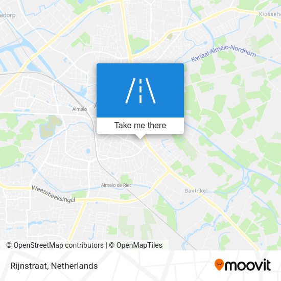 Rijnstraat map