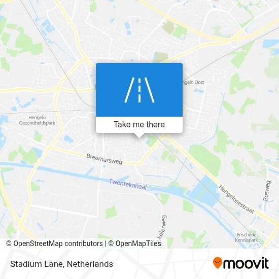 Stadionlaan map