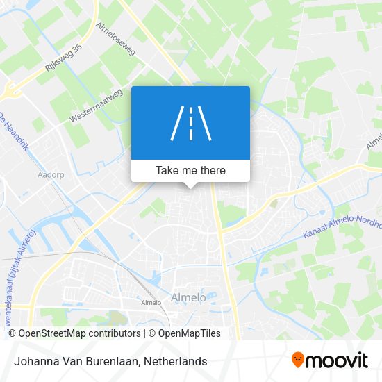 Johanna Van Burenlaan map