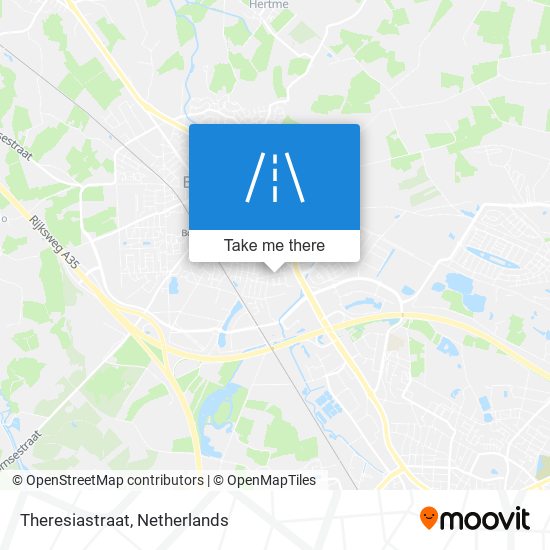 Theresiastraat map