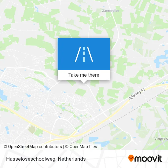 Hasseloseschoolweg map