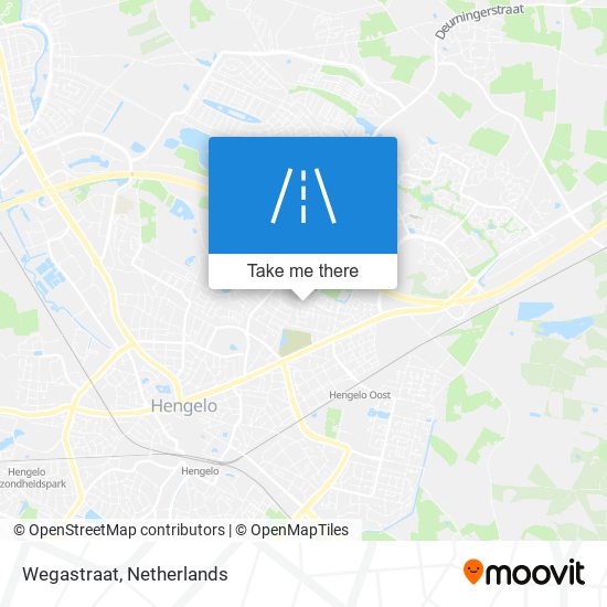 Wegastraat map