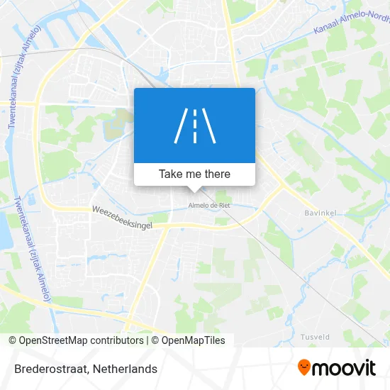 Brederostraat map
