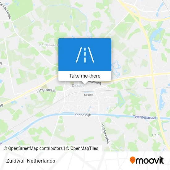 Zuidwal map