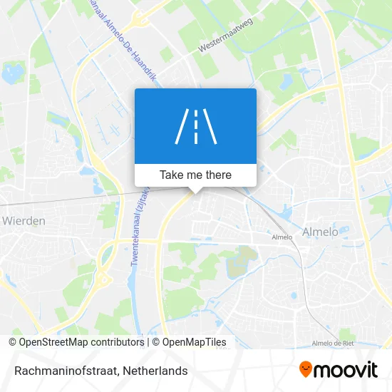 Rachmaninofstraat map