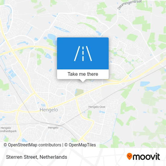 Sterrenstraat map