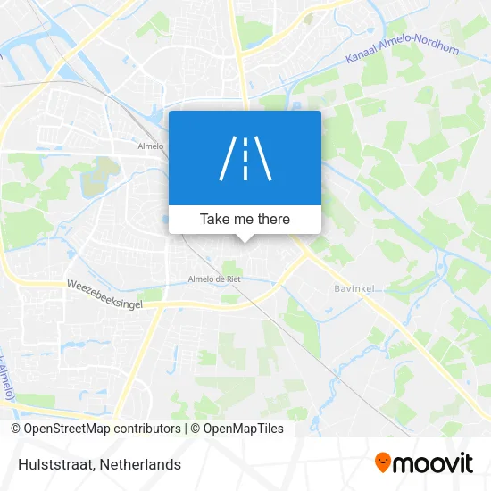 Hulststraat map