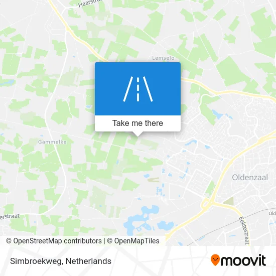 Simbroekweg Karte
