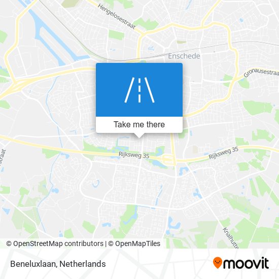 Beneluxlaan Karte