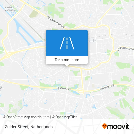Zuiderstraat map