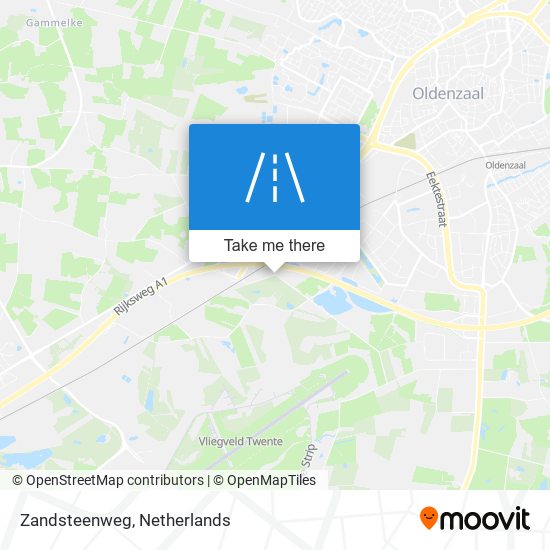 Zandsteenweg map