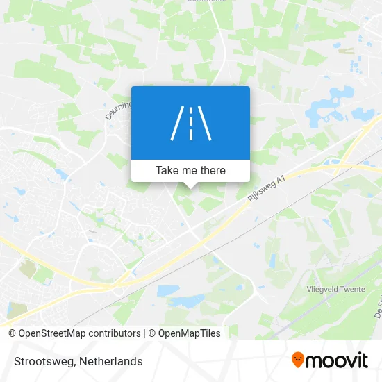 Strootsweg map