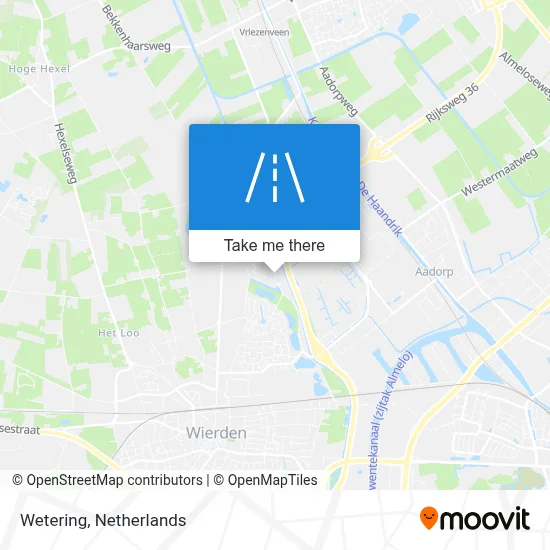 Wetering map