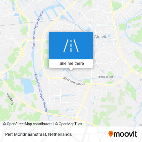 Piet Mondriaanstraat map