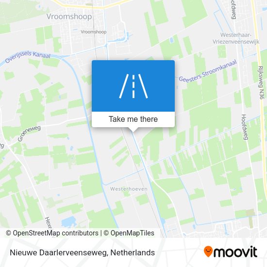 Nieuwe Daarlerveenseweg map