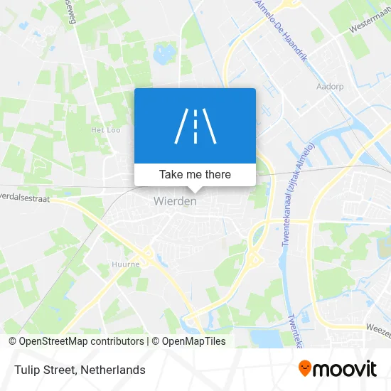 Tulpenstraat map