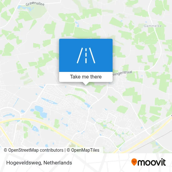 Hogeveldsweg map