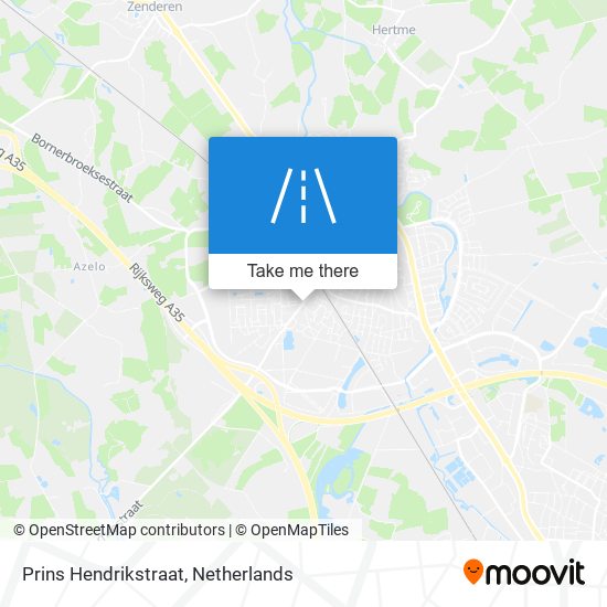 Prins Hendrikstraat map