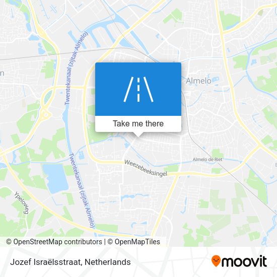 Jozef Israëlsstraat map
