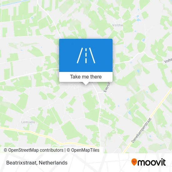 Beatrixstraat map