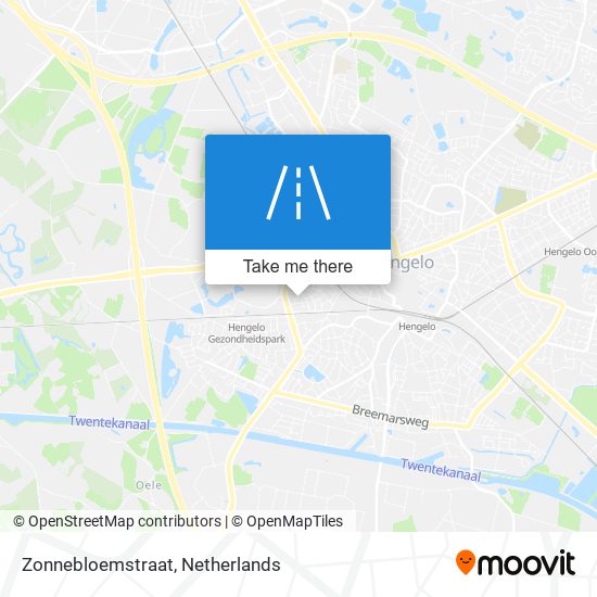 Zonnebloemstraat map