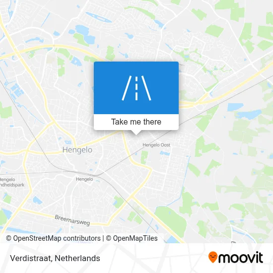 Verdistraat map