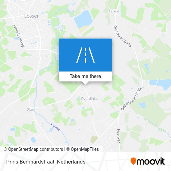 Prins Bernhardstraat map