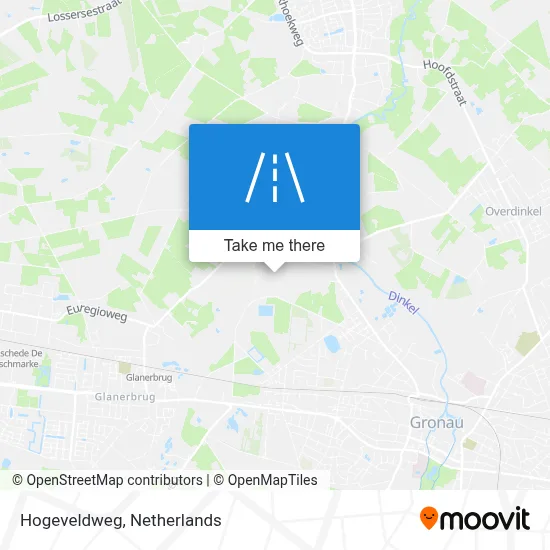 Hogeveldweg map