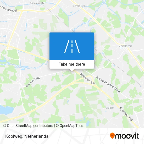 Kooiweg map