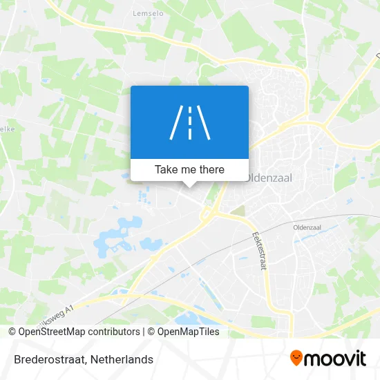 Brederostraat map
