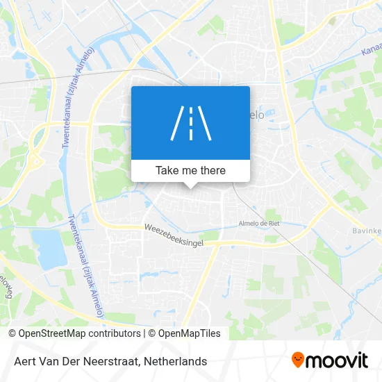 Aert Van Der Neerstraat map