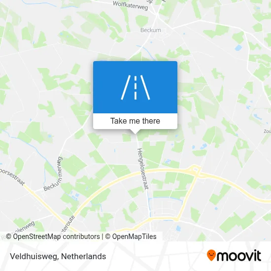 Veldhuisweg map