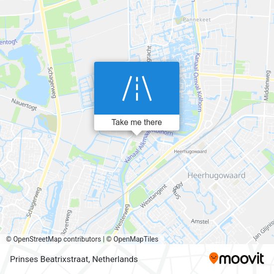 Prinses Beatrixstraat map