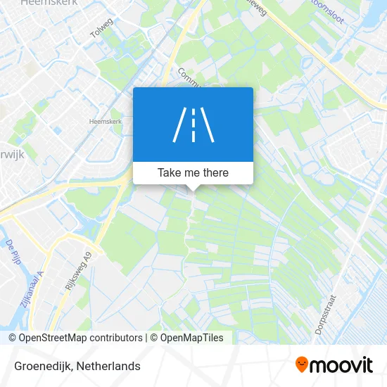 Groenedijk map
