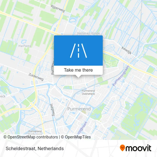 Scheldestraat map