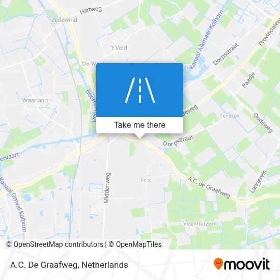A.C. De Graafweg map