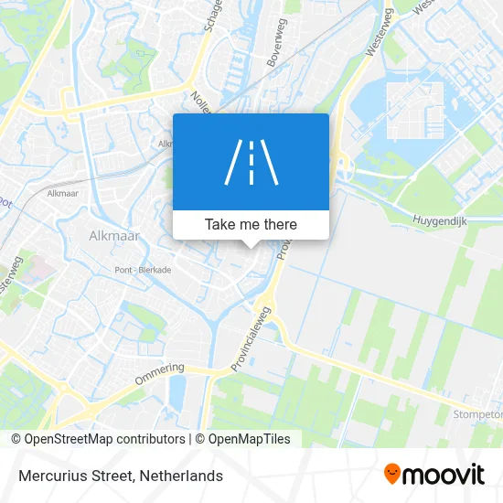 Mercuriusstraat map