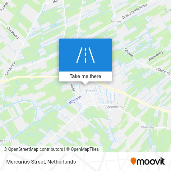 Mercuriusstraat map