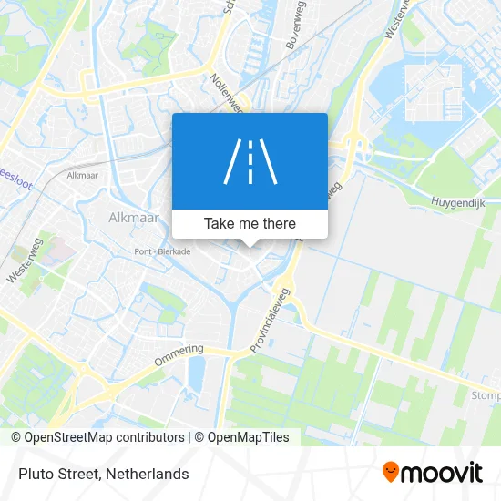 Plutostraat map