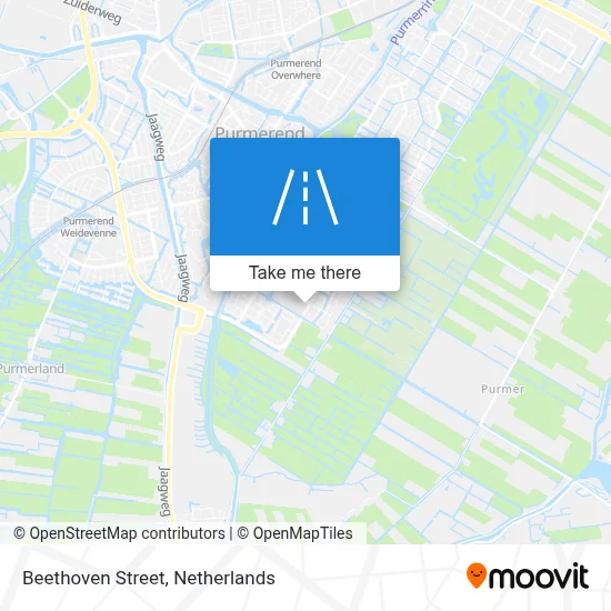 Beethovenstraat map