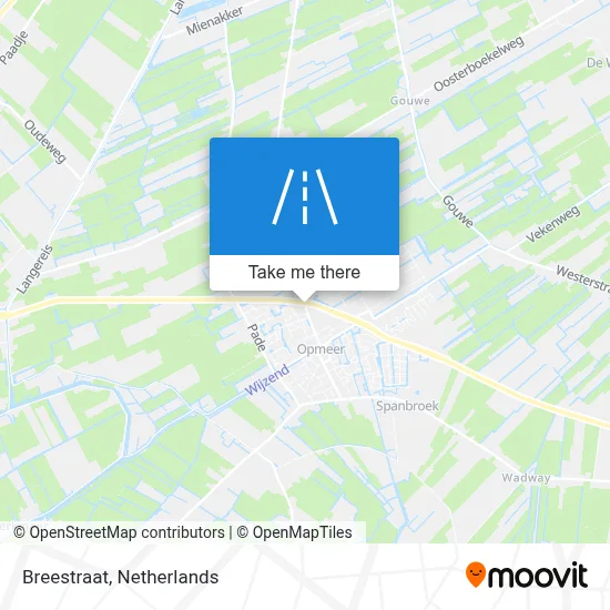 Breestraat map
