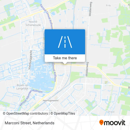 Marconistraat map