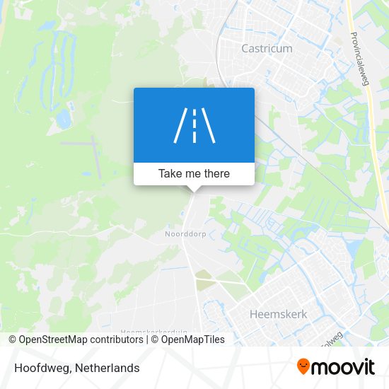 Hoofdweg map