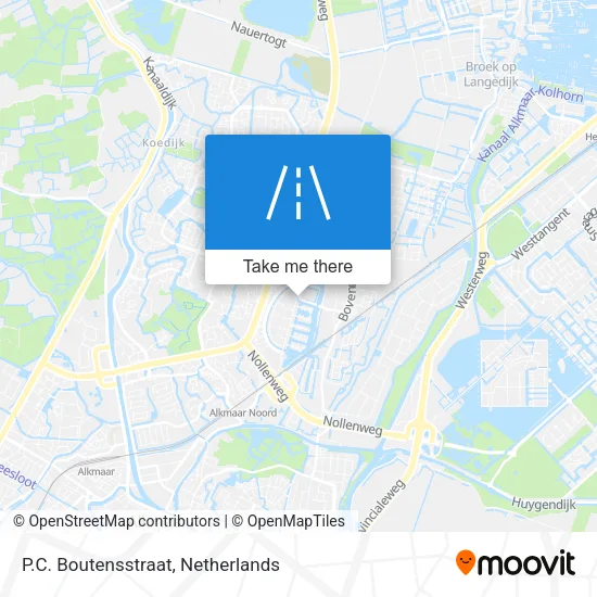 P.C. Boutensstraat map